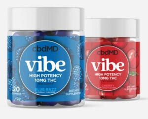 cbdMD Delta 9 "Vibe" Gummies - 10mg - 20ct