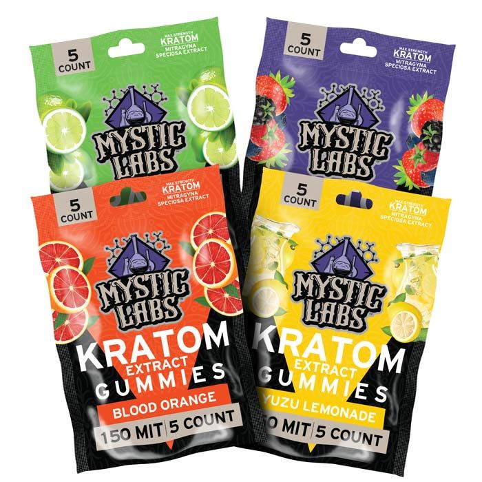 Mystic Labs Kratom Gummies 5ct The Pharmers Daughter