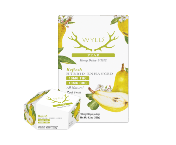 Wyld Delta-9 Gummies - Pear-10mg