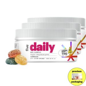 five™ Full Spectrum CBD+THC "Daily Buzz" Gummies - 25mg/5mg - 20ct