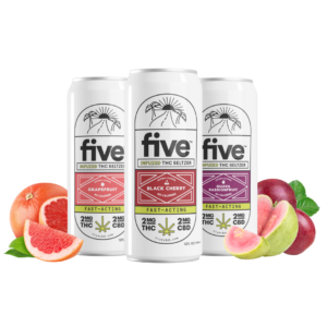 fiveCBD Ready-to-Drink Beverages - Variety Bundle - 24pk