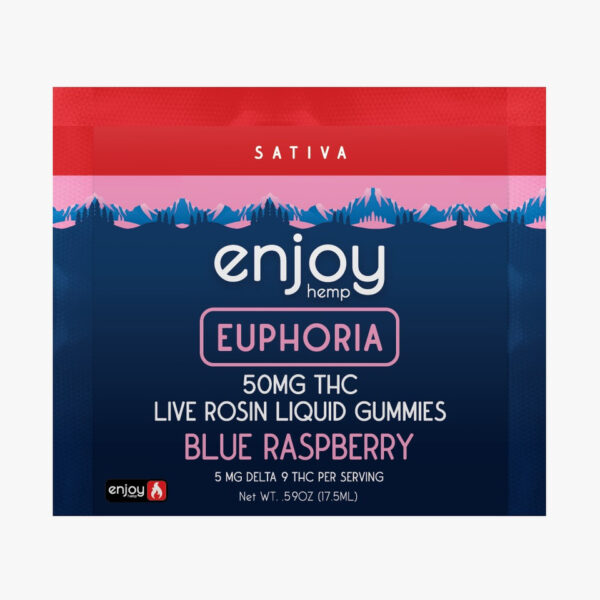 Enjoy Hemp Live Rosin D9 Liquid Gummies