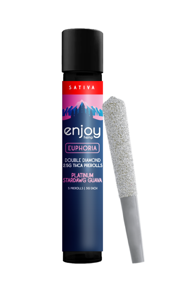 Enjoy Hemp Mega Potency 2.5g Double Diamond THCA Prerolls