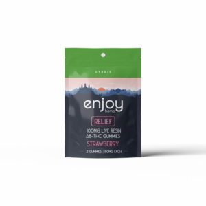 Enjoy Hemp Live Resin Delta 8 THC Gummies - 50 mg each - 2ct