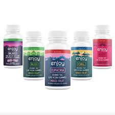 Enjoy Hemp Live Rosin THC Gummy Bottles - 25ct