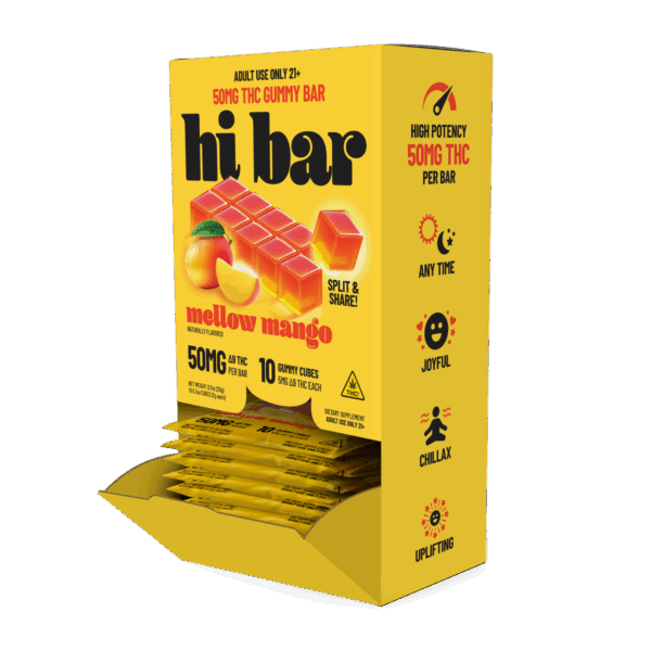 cbdMD Hi-Bar "Shareable" Delta 9 THC Gummies - 24pk