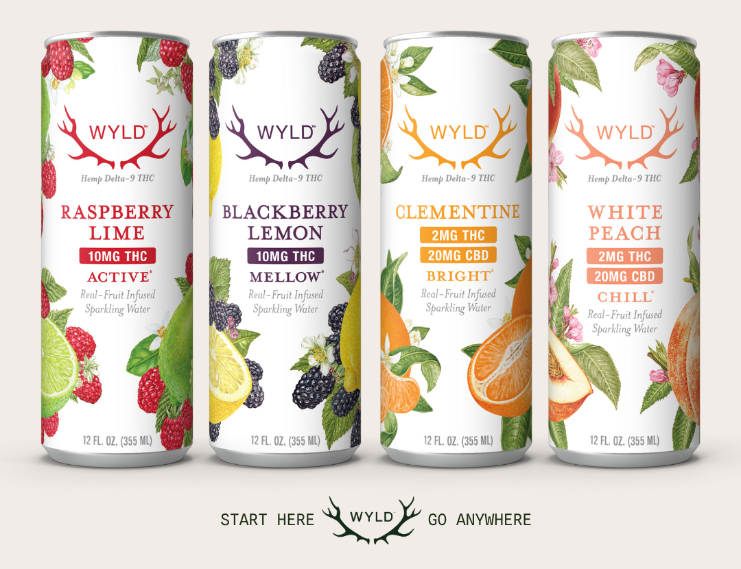 Wyld Delta-9 Infused Sparkling Waters - 10mg Variety Pack