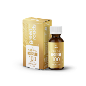 GREEN ROADS WORLD Gold CBD Oil - 30ml - 3000mg