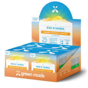 GREEN ROADS WORLD Rise N' Shines Immune Support Gummies