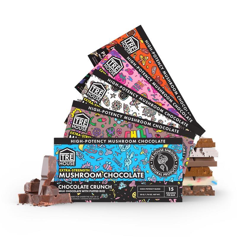 TRĒ House Extra-Strength Mushroom Chocolate Bars